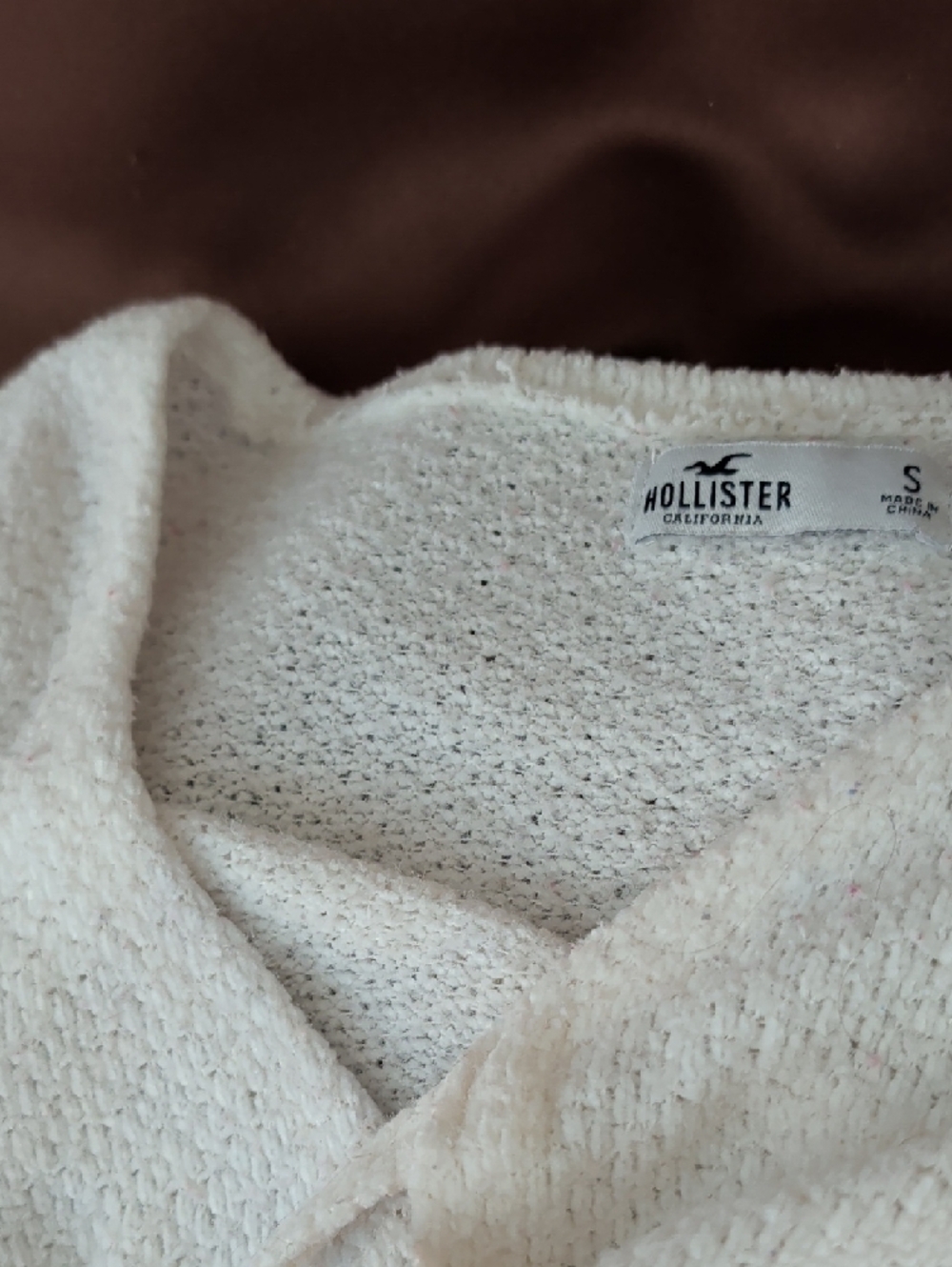 Cozy Tie-Front Knit Crop in Cream